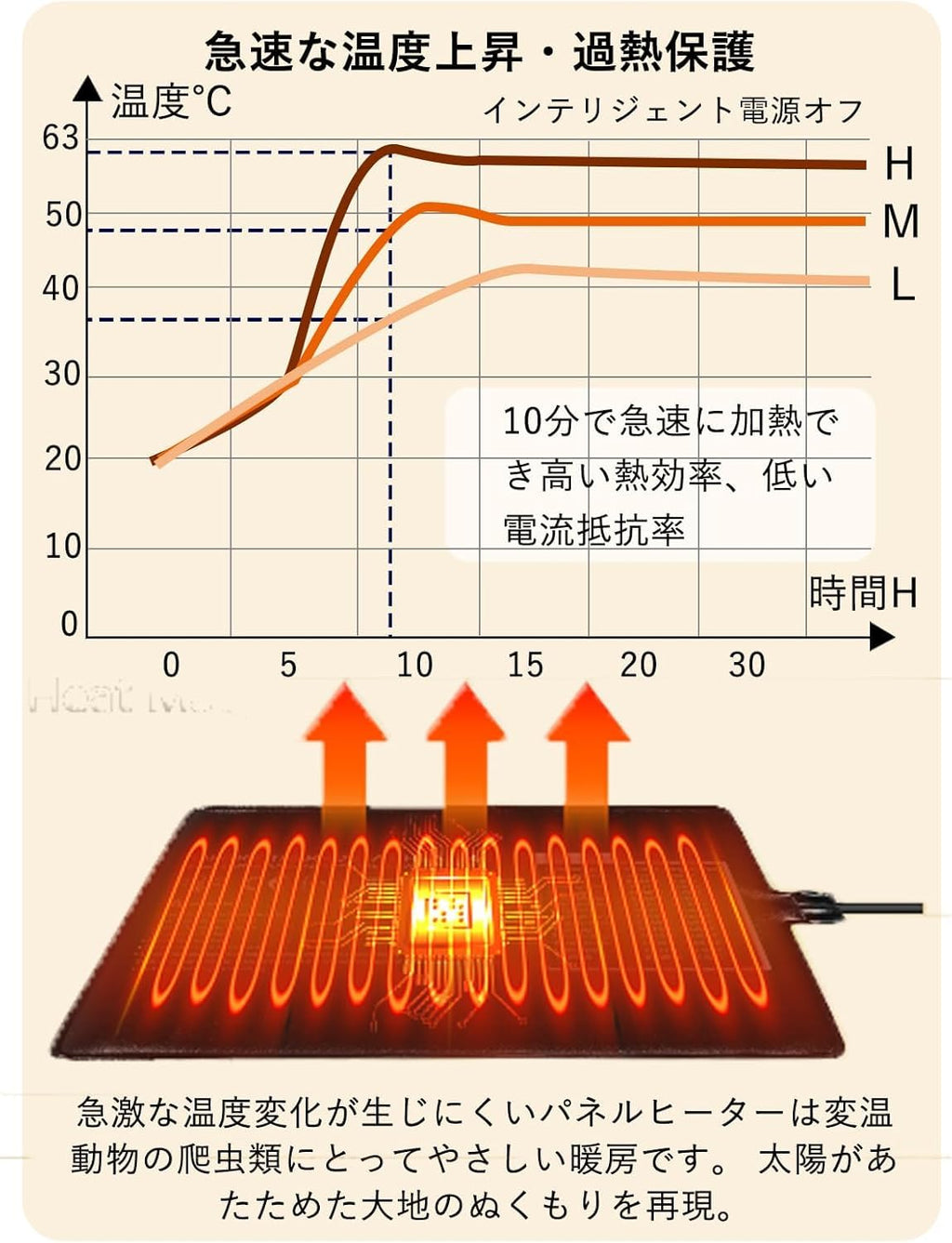 爬虫類 ヒーター