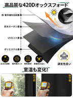 【420Dオックス】 即納 超遮光シート 遮光シート