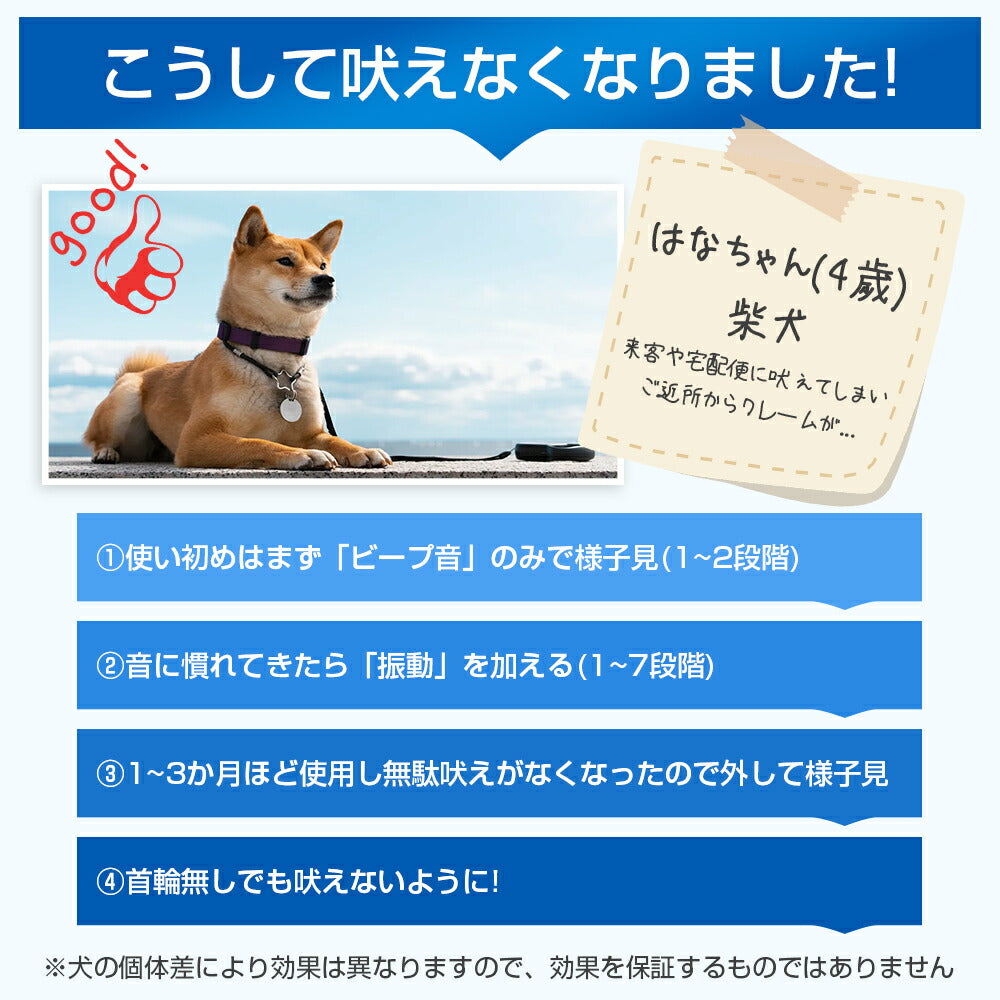 無駄吠え防止 首輪