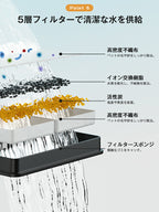 自動給水器 猫 犬 コードレス